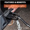 CURT | Short Trunnion Bar Weight Distribution Hitch with Sway Control (10-15K, 28-3/8")