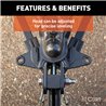 CURT | Short Trunnion Bar Weight Distribution Hitch with Sway Control (10-15K, 28-3/8")