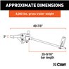 CURT | TruTrack 4P Weight Distribution Hitch with 4x Sway Control, 5-8K