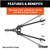 CURT | TruTrack 4P Weight Distribution Hitch with 4x Sway Control, 5-8K