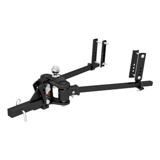 CURT | TruTrack 4P Weight Distribution Hitch with 4x Sway Control, 8-10K