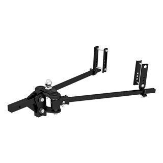 CURT | TruTrack 4P Weight Distribution Hitch with 4x Sway Control, 10-15K