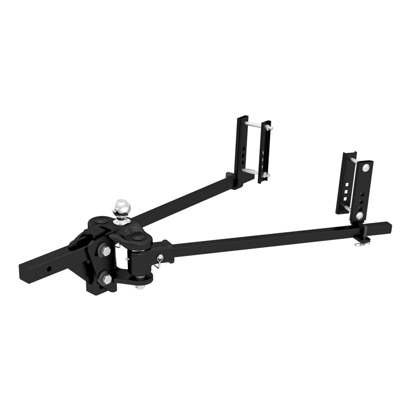 CURT | TruTrack 4P Weight Distribution Hitch with 4x Sway Control, 10-15K