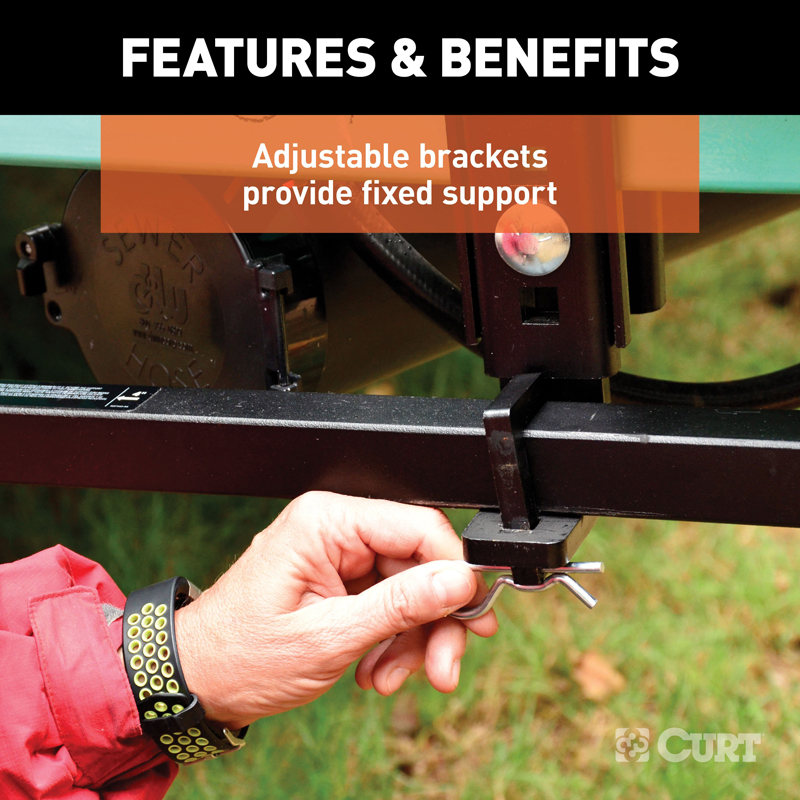 CURT | TruTrack 4P Weight Distribution Hitch with 4x Sway Control, 10-15K