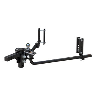 CURT | TruTrack 2P Weight Distribution Hitch with 2x Sway Control, 8-10K