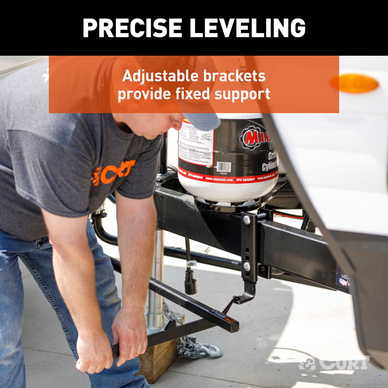 CURT | TruTrack 2P Weight Distribution Hitch with 2x Sway Control, 8-10K