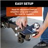 CURT | TruTrack 2P Weight Distribution Hitch with 2x Sway Control, 8-10K