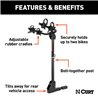 CURT | Hitch-Mounted Bike Rack (2 Bikes, 1-1/4" or 2" Shank)