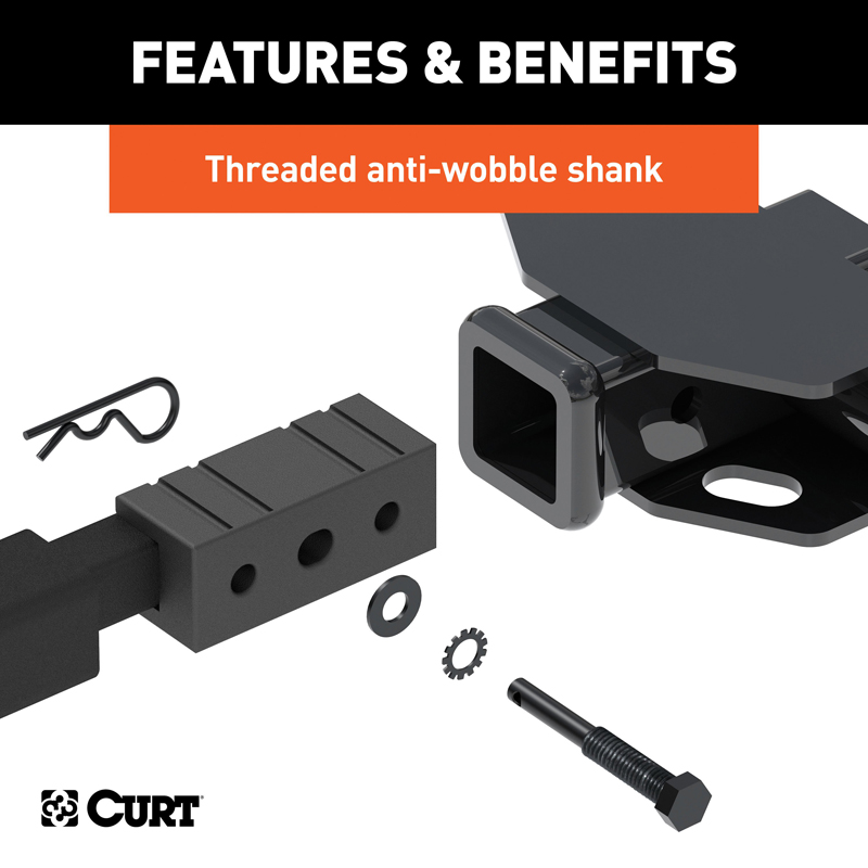 CURT | Hitch-Mounted Bike Rack (2 Bikes, 1-1/4" or 2" Shank)