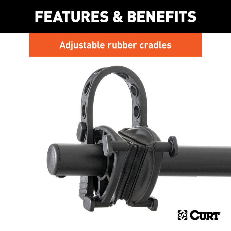 CURT | Extendable Hitch-Mounted Bike Rack (2 or 4 Bikes, 1-1/4" or 2" Shank)