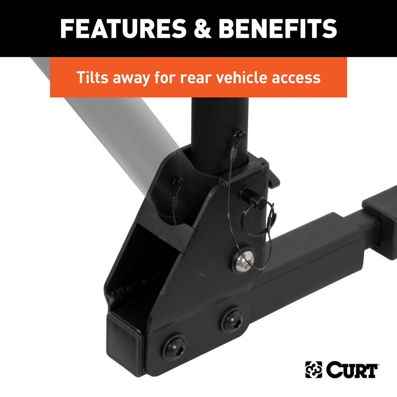 CURT | Extendable Hitch-Mounted Bike Rack (2 or 4 Bikes, 1-1/4" or 2" Shank)