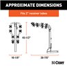 CURT | Premium Hitch-Mounted Bike Rack (4 Bikes, 2" Shank)