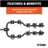 CURT | Premium Hitch-Mounted Bike Rack (5 Bikes, 2" Shank)