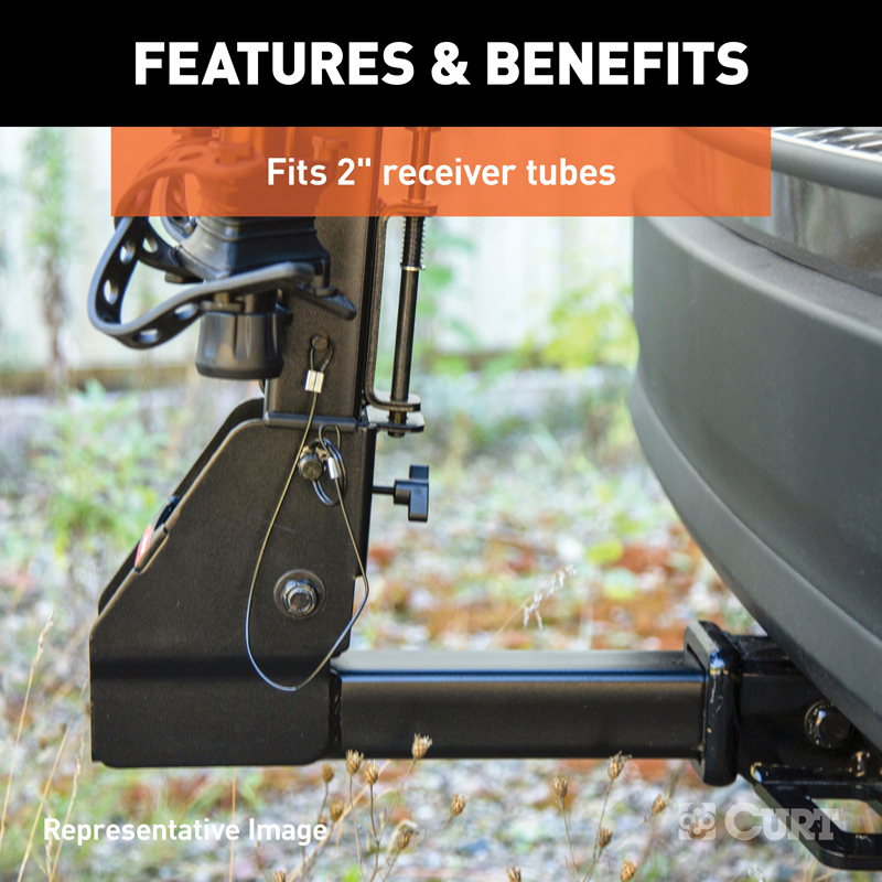CURT | Premium Hitch-Mounted Bike Rack (5 Bikes, 2" Shank)