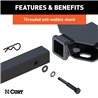CURT | Tray-Style Hitch-Mounted Bike Rack (2 Bikes, 1-1/4" or 2" Shank)