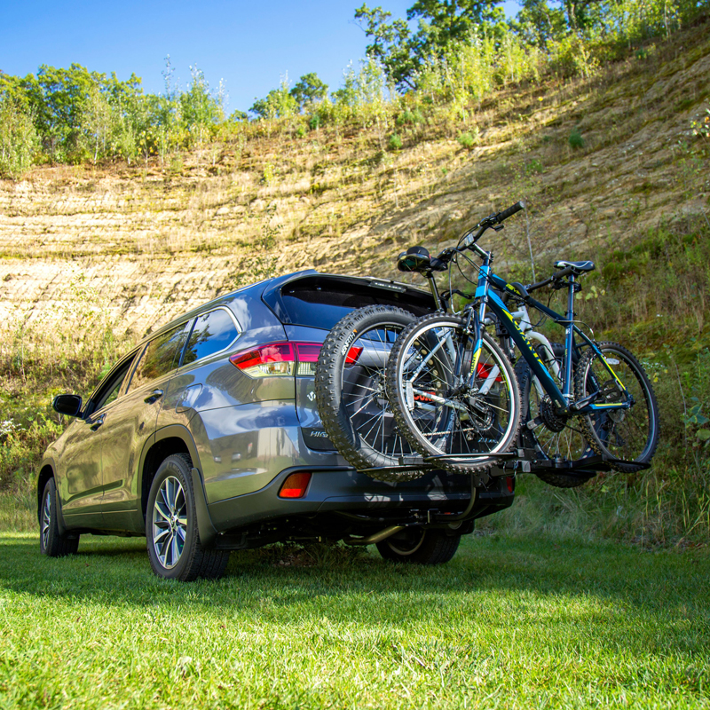CURT | Tray-Style Hitch-Mounted Bike Rack (2 Bikes, 1-1/4" or 2" Shank)
