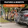 CURT | Tray-Style Hitch-Mounted Bike Rack (4 Bikes, 2" Shank)