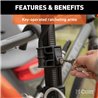 CURT | Tray-Style Hitch-Mounted Bike Rack (4 Bikes, 2" Shank)