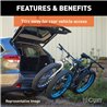CURT | Tray-Style Hitch-Mounted Bike Rack (4 Bikes, 2" Shank)