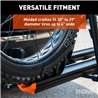 CURT | Aluminum Tray-Style Hitch-Mounted Bike Rack (2 Bikes, 2" Shank)