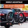 CURT | Aluminum Tray-Style Hitch-Mounted Bike Rack (2 Bikes, 2" Shank)