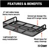 CURT | 41" x 26" Black Steel Universal ATV Cargo Carrier