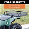 CURT | 41" x 26" Black Steel Universal ATV Cargo Carrier