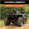 CURT | 41" x 26" Black Steel Universal ATV Cargo Carrier