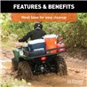 CURT | 41" x 26" Black Steel Universal ATV Cargo Carrier