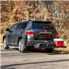 CURT | 48" x 20" Black Steel Tray Cargo Carrier (1-1/4", 2" Adapter, 300 lbs.)