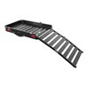 CURT | 50" x 30" Black Aluminum Hitch Cargo Carrier with Ramp (Folding 2" Shank)
