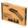 CURT | 50" x 30" Black Aluminum Hitch Cargo Carrier with Ramp (Folding 2" Shank)