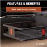 CURT | 60" x 20" Black Steel Basket Cargo Carrier (Fixed 2" Shank, 500 lbs.)