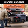 CURT | 60" x 24" Black Steel Basket Cargo Carrier (Fixed 2" Shank, 500 lbs.)