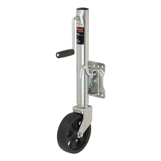 CURT | Marine Jack with 8" Wheel (1,500 lbs, 10" Travel)