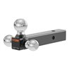 CURT | Multi-Ball Mount (2" Hollow Shank, 1-7/8", 2" & 2-5/16" Chrome Balls)