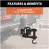 CURT | Replacement Adjustable Multipurpose Ball Mount Head (Fits #45049)
