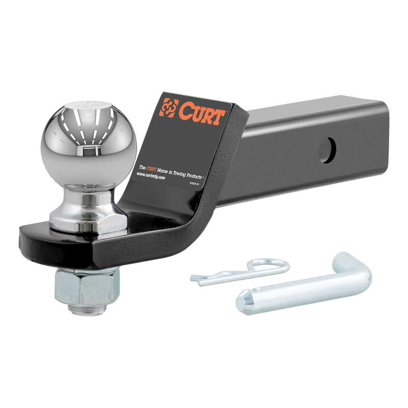 CURT | Loaded Ball Mount with 2-5/16" Ball (2" Shank, 7,500 lbs., 2" Drop)