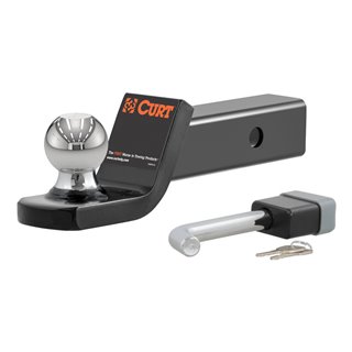 CURT | Towing Starter Kit with 2" Ball (2" Shank, 7,500 lbs, 2" Drop)