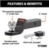 CURT | Towing Starter Kit with 2" Ball (2" Shank, 7,500 lbs, 2" Drop)