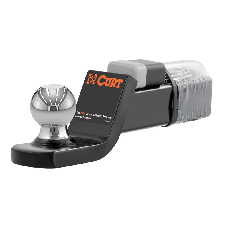 CURT | Towing Starter Kit with 2" Ball (2" Shank, 7,500 lbs, 2" Drop)