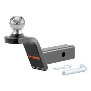 CURT | Fusion Ball Mount with 2" Ball (2" Shank, 7,500 lbs., 2" Rise)