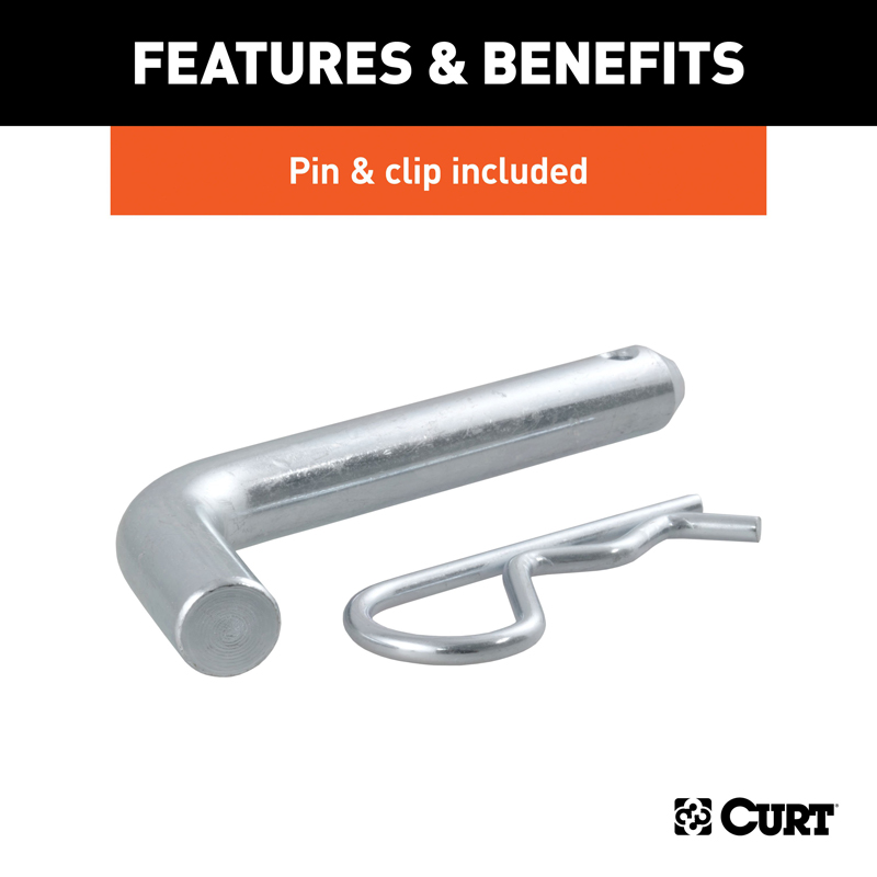 CURT | Fusion Ball Mount with 2" Ball (2" Shank, 7,500 lbs., 2" Rise)