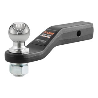 CURT | Loaded Forged Ball Mount with 2-5/16" Ball (2" Shank, 15,000 lbs., 2" Drop)