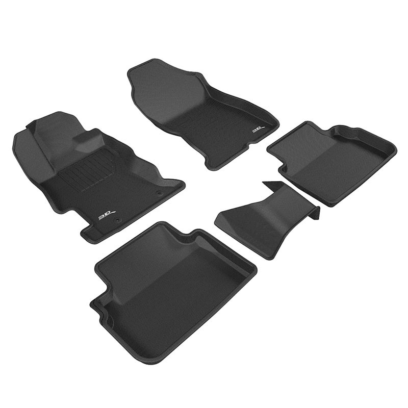 3D Mats | KAGU Tapis Toute Saison - Avant & Arrière - Crosstrek / Impreza 2.0L / 2.5L 2017-2023