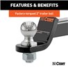 CURT | Towing Starter Kit with 2" Ball (2" Shank, 7,500 lbs, 2" Drop)