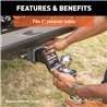 CURT | Towing Starter Kit with 2" Ball (2" Shank, 7,500 lbs, 4" Drop)