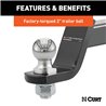 CURT | Towing Starter Kit with 2" Ball (2" Shank, 7,500 lbs, 4" Drop)