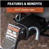 CURT | Towing Starter Kit with 2" Ball (2" Shank, 7,500 lbs, 4" Drop)