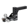 CURT | Adjustable Tri-Ball Mount (2" Shank, 1-7/8", 2" & 2-5/16" Balls)